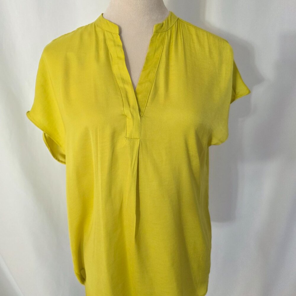 Brand Caroline Belle color Yellow Mustard Size S Petite   T542